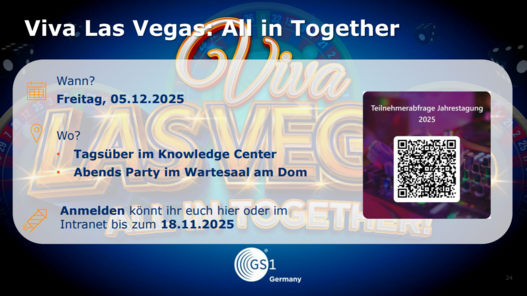 Programm Jahrestagung 2025 von GS1 Germany