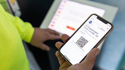 Digitaler Lieferschein auf dem Smartphone