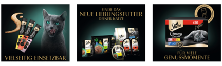 Eine Darstellung mit Sheba Katzennahrung von Mars