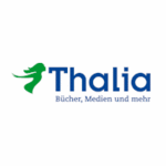 Thalia (Logo mit Claim „Buecher Medien und mehr“)