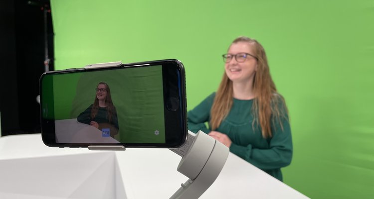Green Screen Technik im GS1 Germany Business Center