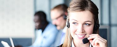 Kontakt Frau Headset