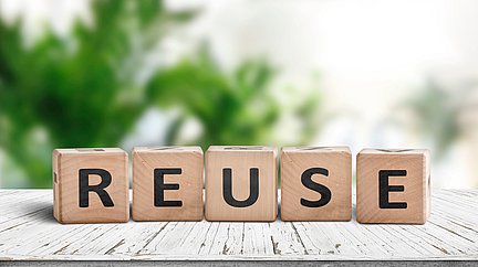 Reuse Holzsteine
