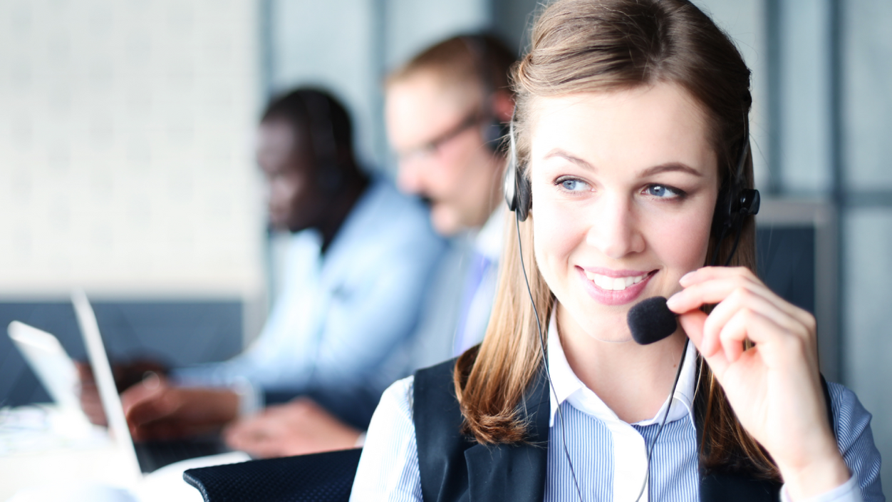 Callcenter Mitarbeiterin