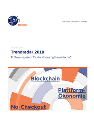 Titelblatt des Trendradars von GS1 Germany