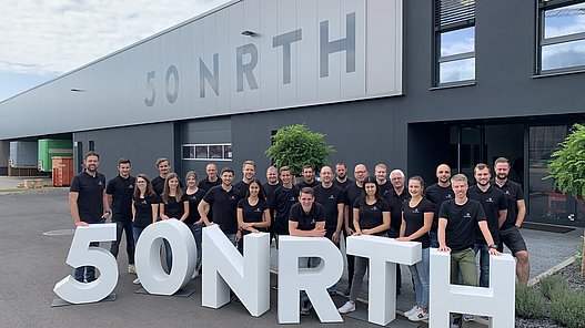Ein Foto des gesamten Teams von 50NRTH