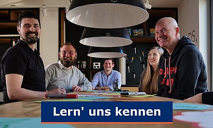 Startszene des Videos: Arbeiten bei GS1 Germany mit dem Claim: Lern' uns kennen