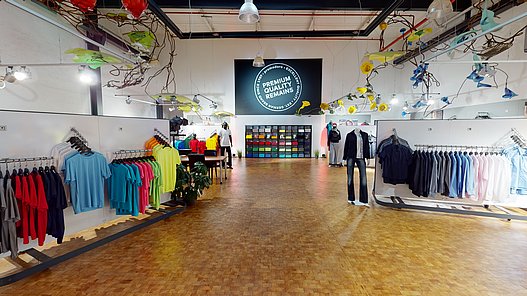 Ein Foto vom Showroom bei promodoro