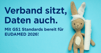 Ein Stoffhase mit einem Verband um den Kopf steht symbolisch für EUDAMED 2026