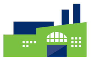 Icon von einer Fabrik