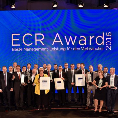 ECR Award 2016: Fotografie Gewinner "Beste Management-Leistung für den Verbraucher"