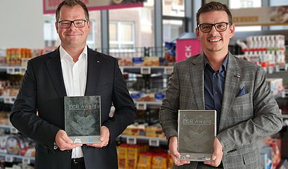 Foto der ECR Award Preisträger Christian Harms und Michael Georgiev