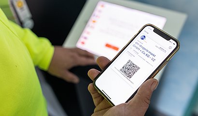 Digitaler Lieferschein auf dem Smartphone