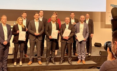 Gruppenfoto Preisträger:innen Lean and Green Award 2022