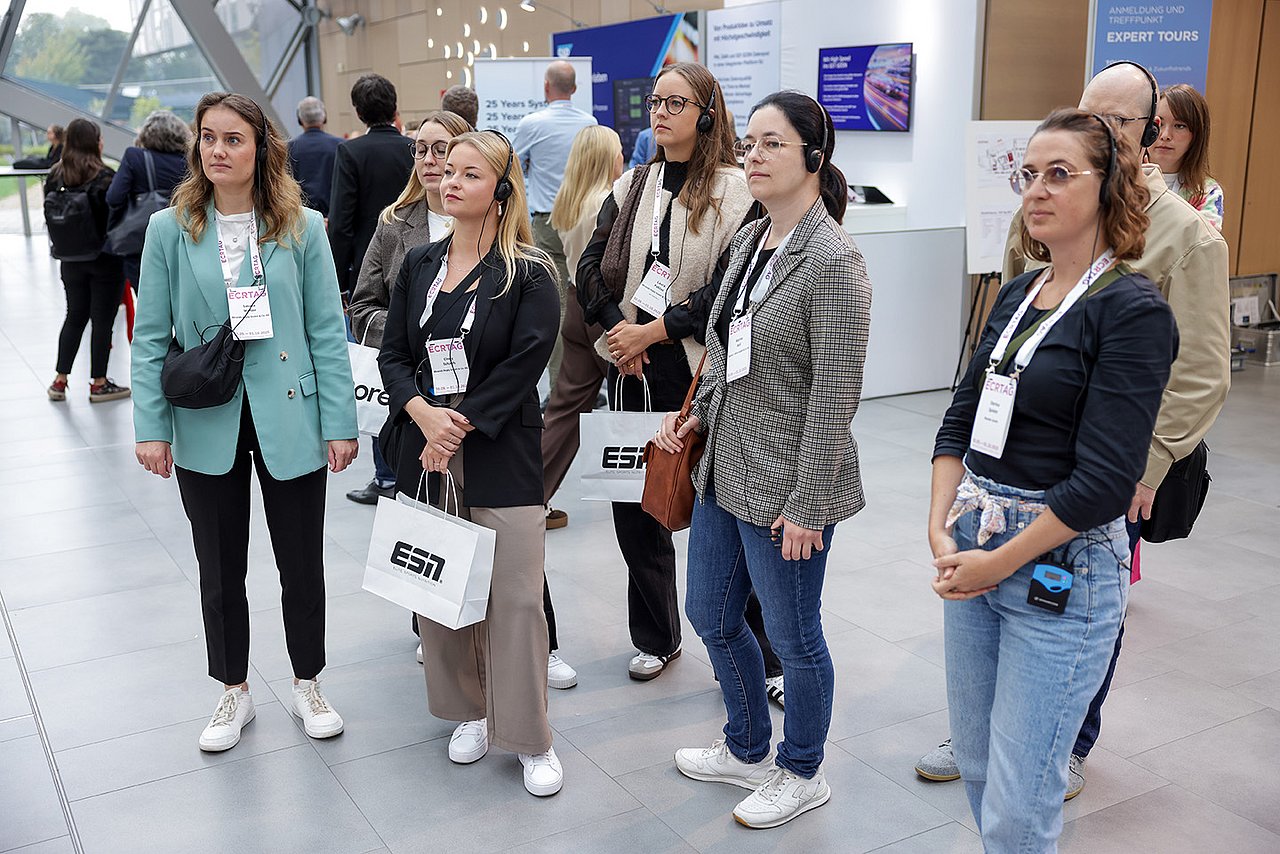 Personen auf ECR iN MOTiON ehemals ECR Tag bei einer geführten Tour