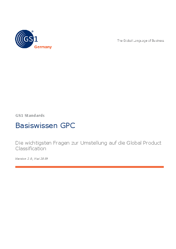 Basiswissen GPC Version 2.0, Mai 2019