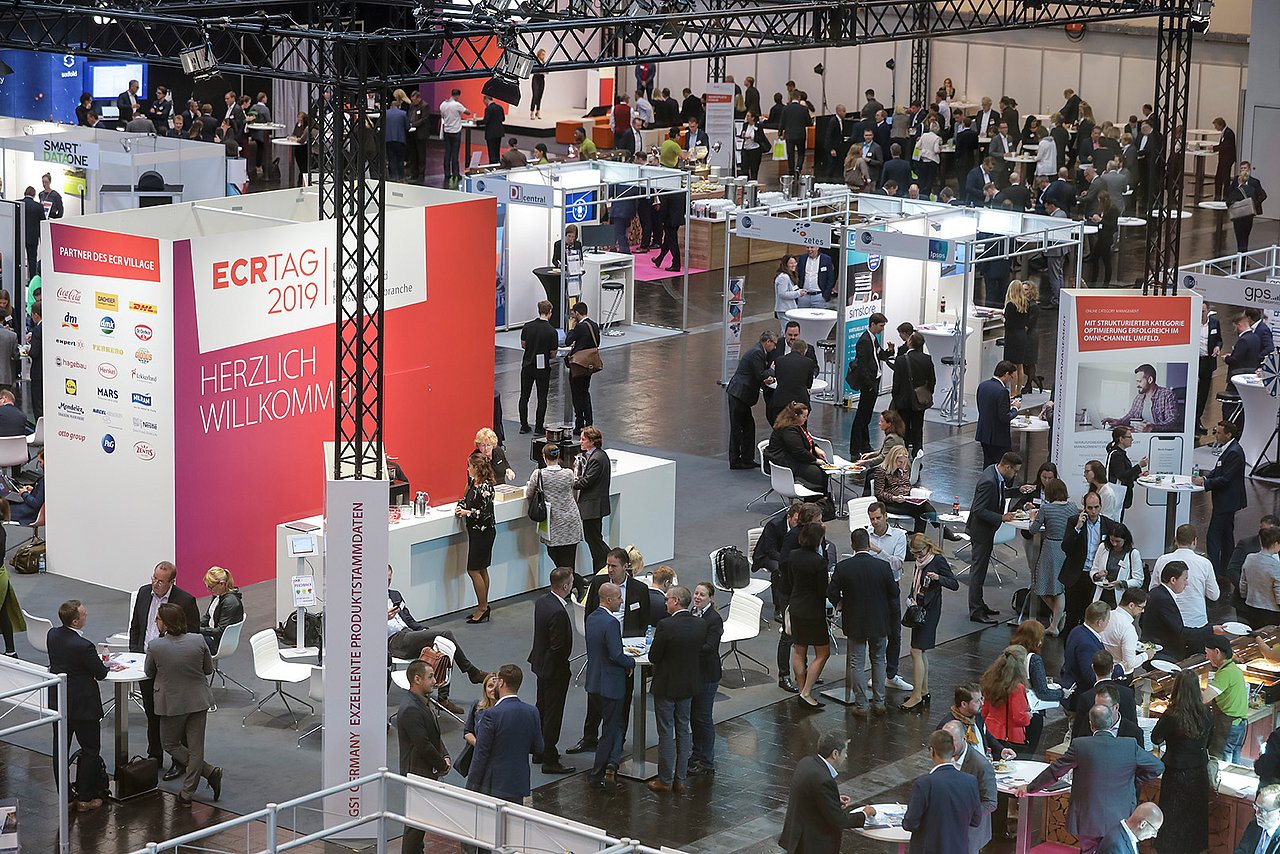 Ein Blick auf die Ausstellerfläche bei ECR iN MOTiON ehemals ECR Tag