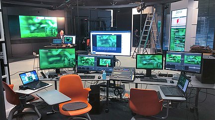 Ein Streaming Studio bei GS1 Germany