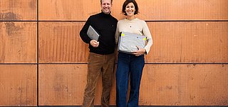 hey circle Gründerin Doris Diebold und butterfly & elephant Managing Director Benjamin Birker – Bildrechte: hey circle