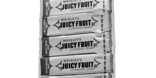 Verpackungen von Wrigley Kaugummis