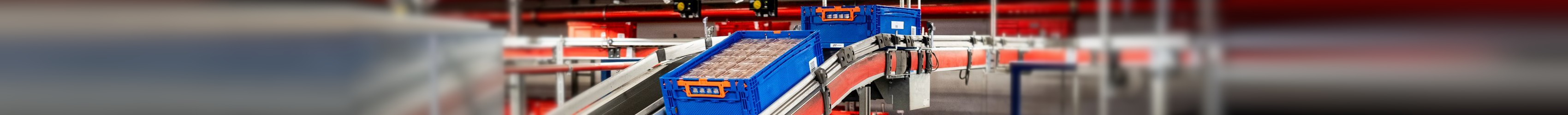 Eine Palette wird in einen LKW geladen
