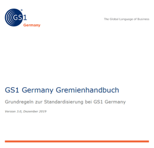 Cover GS1 Germany Gremienhandbuch