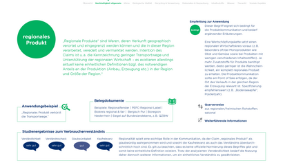 Infografik zum Produktlabel "Regionales Produkt"
