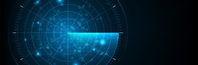 Eine Grafik von einem Radar