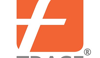 orange-weißes Logo von fTrace, der Tochtergesellschaft von GS1 Germany