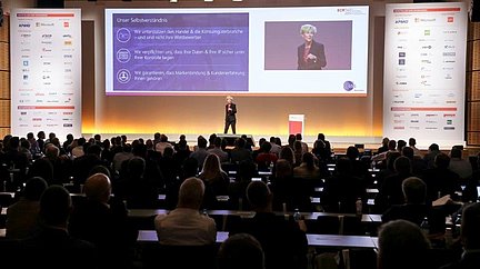 Foto vom Sponsoring auf dem ECR Tag 2019