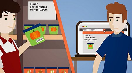 Ausschnitt aus dem Video zur GTIN: Das steckt hinter den Zahlen unterhalb des Barcodes!
