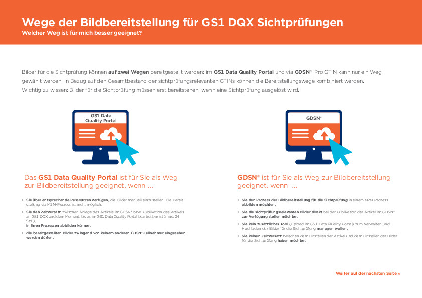 GS1 DQX Wege der Bildbereitstellung