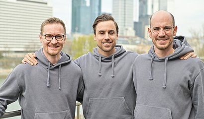Cyreen Gründer Benedict Boos, Ciril Hofmann und Davide Scheidegger