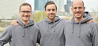 Cyreen Gründer Benedict Boos, Ciril Hofmann und Davide Scheidegger