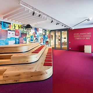 Fotografie Innovation Center - Theater für Pitches und Präsentationen