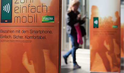 Fotografie Zahl einfach Mobil - Eingang von Galeria Kaufhof
