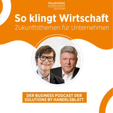 Grafisches Episodenbild zu Podcast-Folge über den 2D-Code