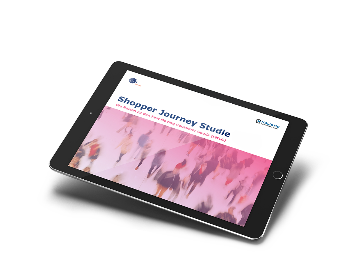 Cover der Shopper Journey Studie 2022 - Die Reisen zu den Fast Moving Consumer Goods (FMCG)