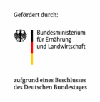 Gefördert durch das Bundesministerium für Ernährung und Landwirtschaft (BMEL) Gefördert durch-Logo des Bundesministerium für Ernährung und Landwirtschaft (BMEL)